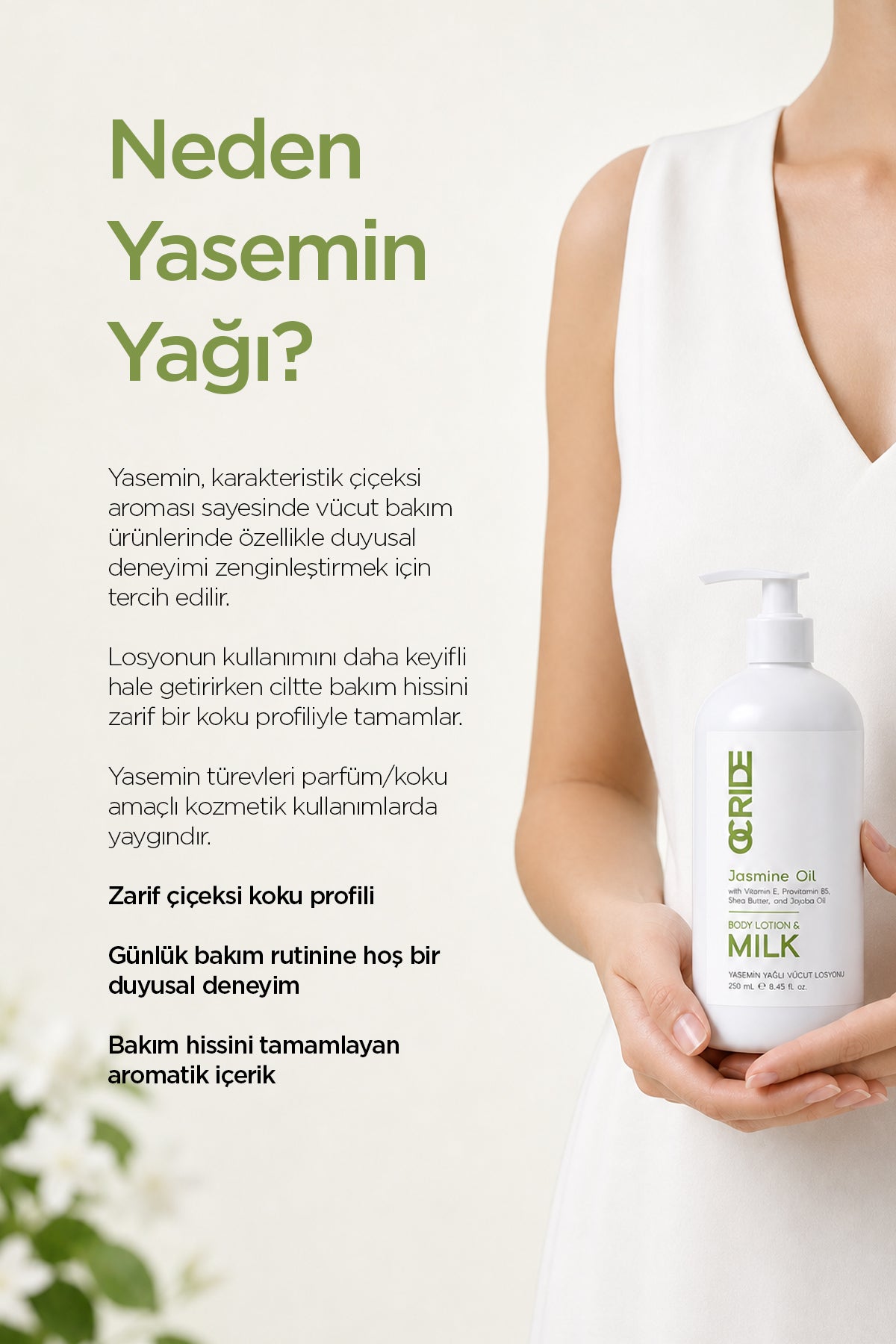 Yasemin Yağı Vücut Sütü 250 ml