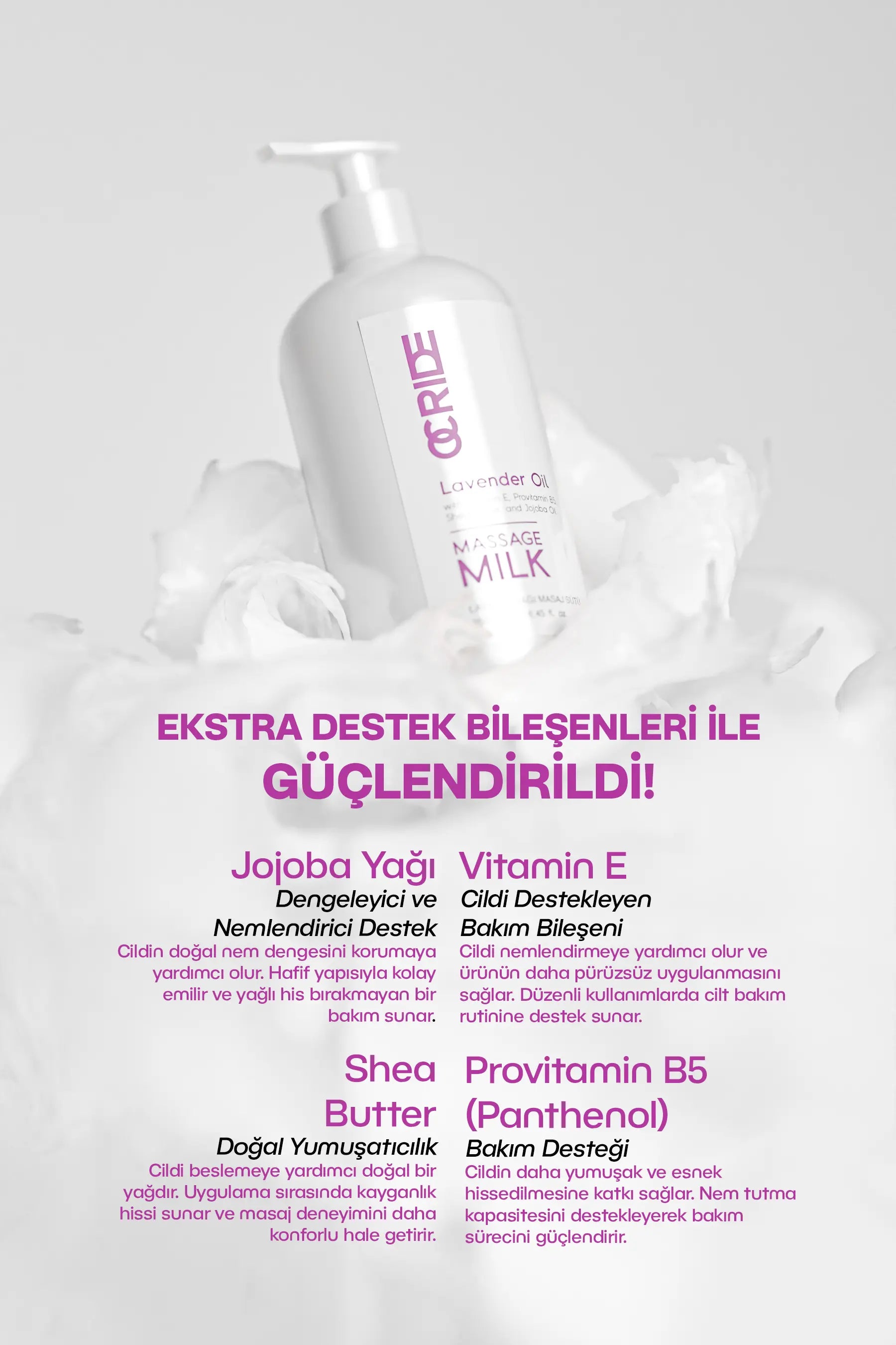 Lavanta Yağı Masaj Sütü