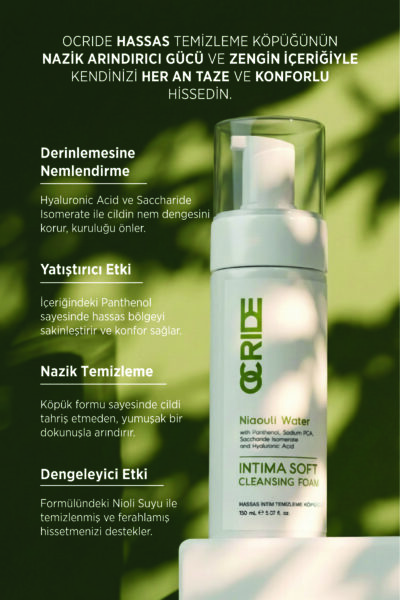 Nioli Suyu Intim Temizleme Köpüğü 150ml - Görsel 3