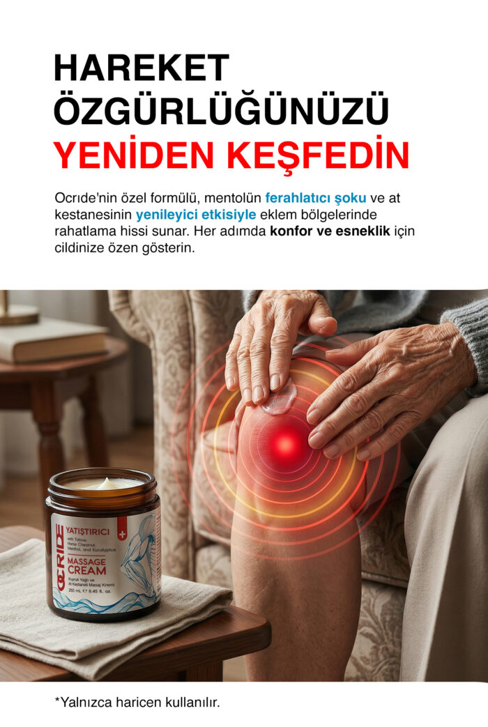 Kuyruk Yağı - At Kestanesi - Mentol - Okaliptüs | Yatıştırıcı ve Ferahlatıcı Masaj Kremi 250ML - Görsel 4